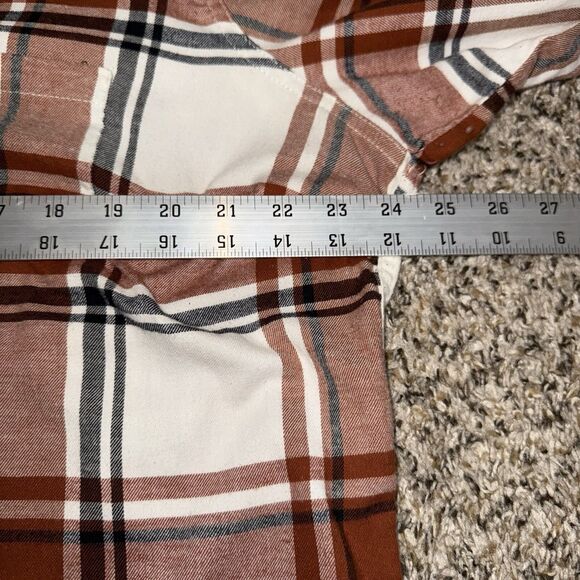 Weatherproof Vintage Ladies Comfort Stretch Flannel Shirt Red Size XXL 2XL - Picture 6 of 6